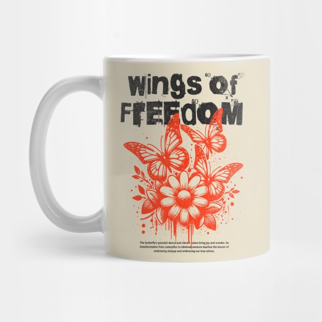 Wings Of Freedom Butterfly by Odetee